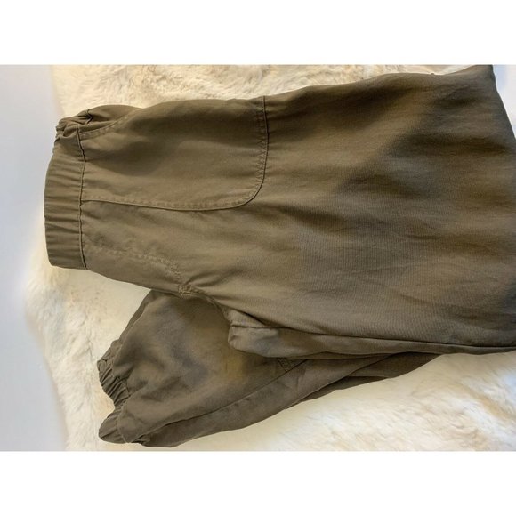 OLIVE +OAK WOMENS PANTS solid GREEN OLIVE Tencel soft comfort Jogger Small - Picture 5 of 8